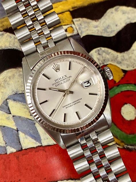 Rolex Zifferblatt / Dial Matt für OP Datejust 36 mm 1601 .